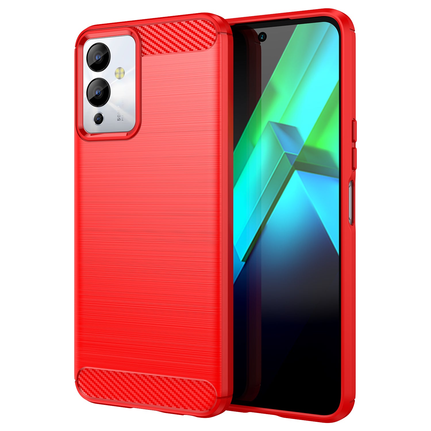 For Infinix Note 12i Phone Case Carbon Fiber Texture Soft TPU Brushed Surface Protective Cover For Infinix Note 12i Phone Case Carbon Fiber Texture Soft TPU Brushed Surface Protective Cover
